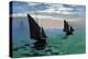 Le Havre - Exit the Fishing Boats from the Port-Claude Monet-Stretched Canvas