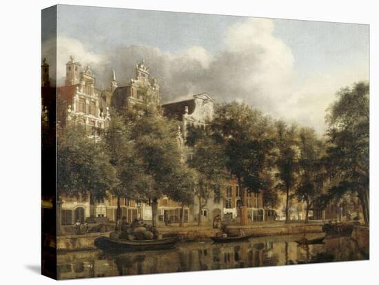 Le Herengracht à Amsterdam-Jan Van Der Heyden-Premier Image Canvas