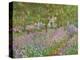 Le jardin a Giverny.-Claude Monet-Premier Image Canvas