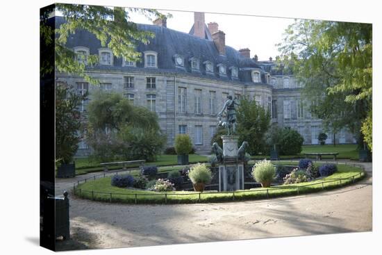 Le jardin de Diane, la fontaine de Diane à la biche-null-Premier Image Canvas