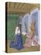 Le Livre d'Heures d'Etienne Chevalier : Les Heures de la Vierge, La seconde Annonciation-Jean Fouquet-Premier Image Canvas