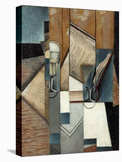 Le livre-Juan Gris-Premier Image Canvas