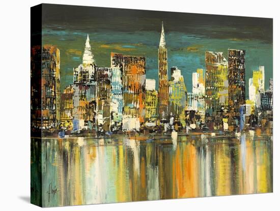 Le mille luci di New York-Luigi Florio-Stretched Canvas