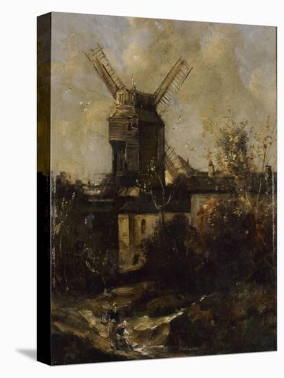 Le Moulin de la Galette, à Montmatre-Antoine Vollon-Premier Image Canvas