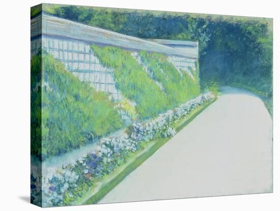 Le Mur Du Jardin Potager, Yerres, 1877 (Pastel on Paper)-Gustave Caillebotte-Premier Image Canvas