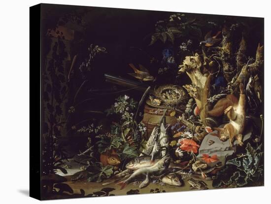 Le Nid de pinsons-Abraham Mignon-Premier Image Canvas