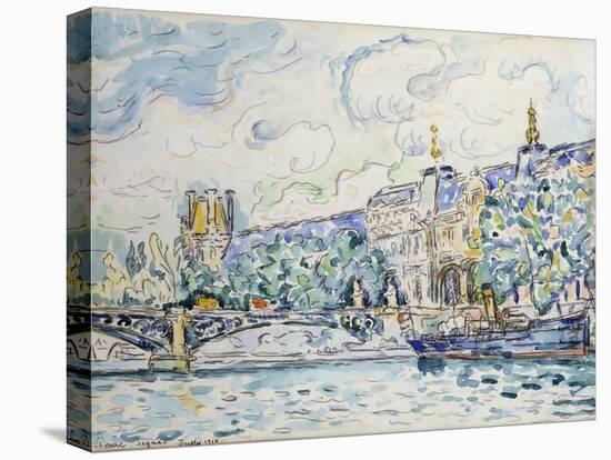 Le Palais Du Louvre, 1910-Paul Signac-Premier Image Canvas