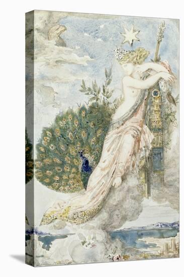 Le Paon se plaignant à Junon. Etude pour les Fables de La Fontaine-Gustave Moreau-Premier Image Canvas