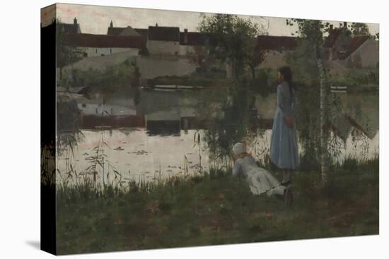 Le Passeur (The Ferryman)-William Stott of Oldham-Premier Image Canvas