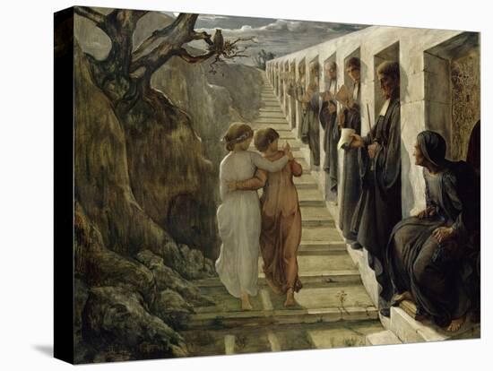 Le Poème de l'âme. Le Mauvais sentier-Louis Janmot-Premier Image Canvas