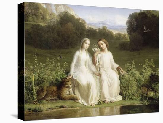 Le Poème de l'âme. Virginitas-Louis Janmot-Premier Image Canvas