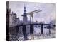 Le Pont, Amsterdam, 1870-71-Claude Monet-Premier Image Canvas