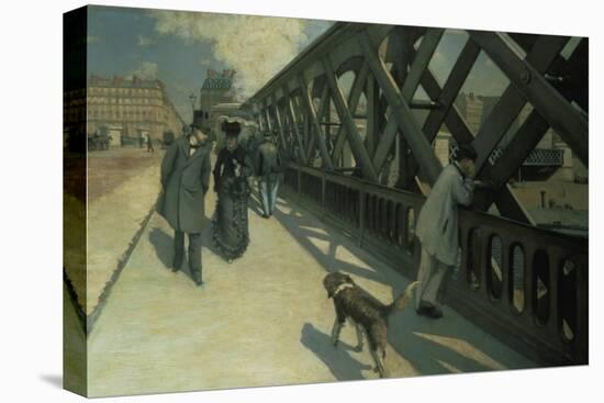 Le Pont De L'Europe, 1876-Gustave Caillebotte-Premier Image Canvas