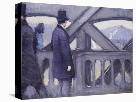 Le Pont De L'Europe, 1876-Gustave Caillebotte-Premier Image Canvas