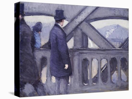 Le Pont De L'Europe, 1876-Gustave Caillebotte-Premier Image Canvas