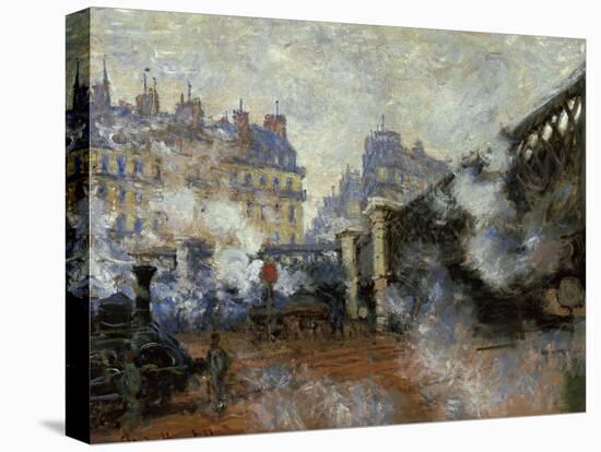 Le Pont De L'Europe, Gare Saint-Lazare, 1877-Claude Monet-Premier Image Canvas