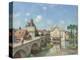 Le Pont de Moret-Alfred Sisley-Premier Image Canvas