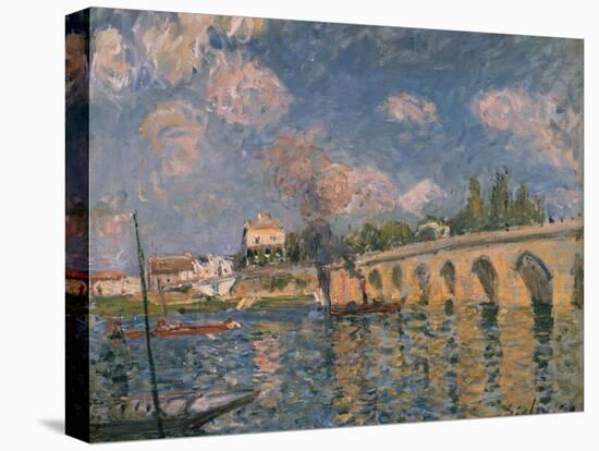 Le Pont de Sevres, 1877 by Alfred Sisley-Alfred Sisley-Premier Image Canvas