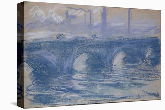 Le pont de Waterloo à Londres-Claude Monet-Premier Image Canvas
