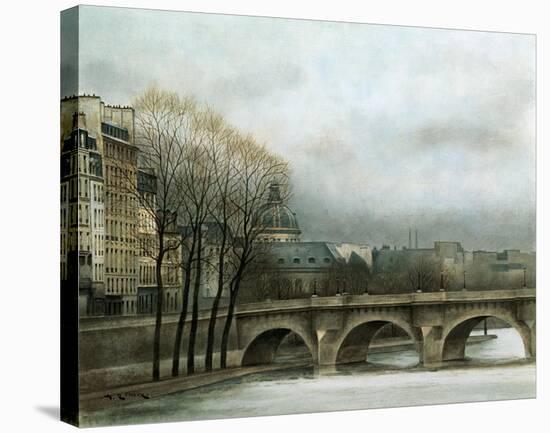 Le Pont Neuf-Andre Renoux-Stretched Canvas