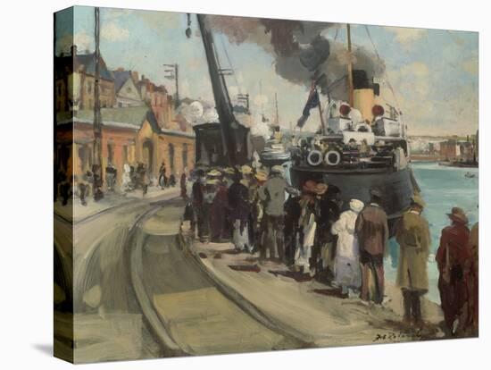 Le Port de Dieppe, C. 1920-Jacques-emile Blanche-Premier Image Canvas