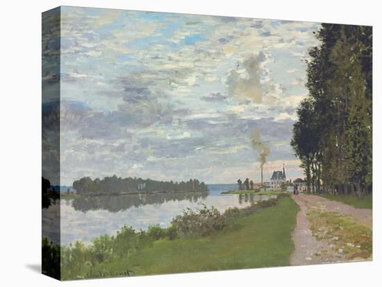 Le Promenade D'Argenteuil, 1872-Claude Monet-Premier Image Canvas