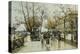 Le Quai De Louvre, Paris-Eugene Galien-Laloue-Premier Image Canvas