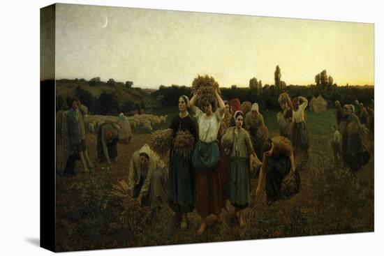 Le Rappel Des Glaneuses (Return of the Gleaners), 1859 (Mi 289)-Jules Breton-Premier Image Canvas