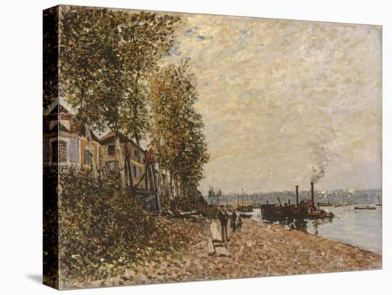 Le Remorqueur, le Loing à Saint-Mammès-Alfred Sisley-Premier Image Canvas