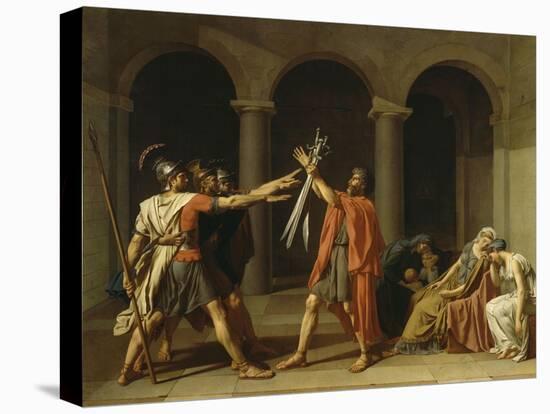 Le Serment des Horaces-Jacques-Louis David-Premier Image Canvas