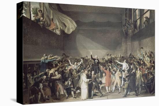 Le serment du jeu de Paume, le 20 juin 1789-Jacques-Louis David-Premier Image Canvas