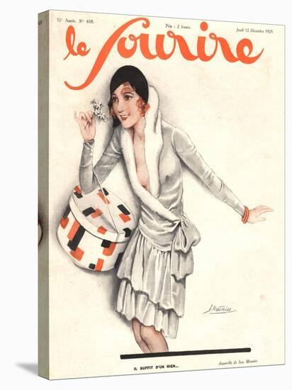 Le Sourire, Mistletoe Womens Magazine, France, 1929-null-Premier Image Canvas