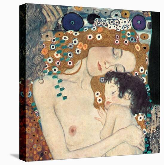Le tre età della donna-Gustav Klimt-Stretched Canvas