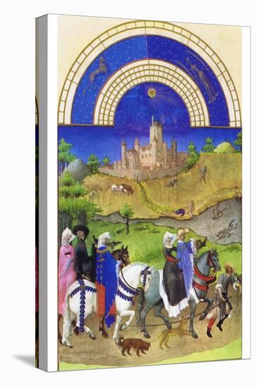 Le Tres Riches Heures Du Duc De Berry - August-Paul Herman & Jean Limbourg-Stretched Canvas