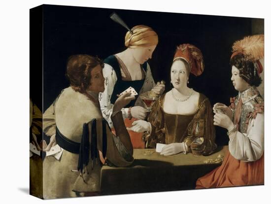 Le Tricheur à l'as de carreau-Georges de La Tour-Premier Image Canvas