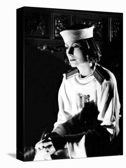 Le Voile des illusions THE PAINTED VEIL by Richard Boleslawski with Greta Garbo, 1934 (b/w photo)-null-Stretched Canvas