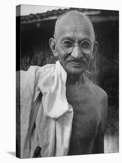 Leader of India, Mohandas Gandhi-Wallace Kirkland-Premier Image Canvas
