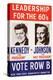 Leadership for the 60's - Vote Row B-New York State Democtratic Committee-Stretched Canvas