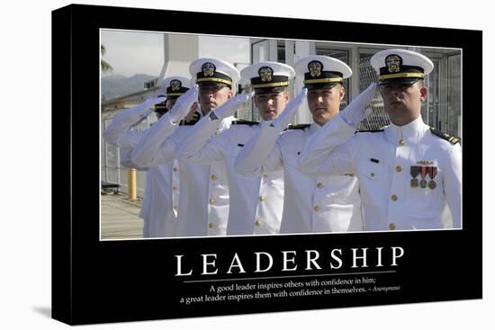 Leadership: Inspirational Quote and Motivational Poster-null-Premier Image Canvas