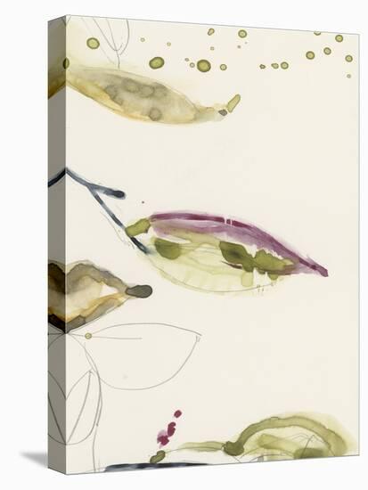 Leaf Branch Triptych III-Jennifer Goldberger-Stretched Canvas