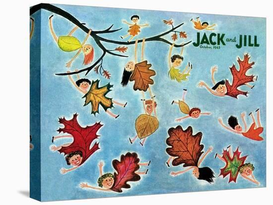 Leaf Kids - Jack and Jill, October 1945-Stella May DaCosta-Premier Image Canvas