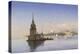 Leander's Tower with Constantinople Beyond-Carl Neumann-Premier Image Canvas