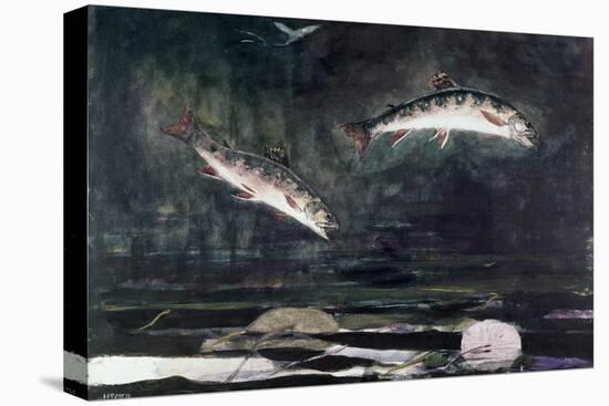 Leaping Trout-Winslow Homer-Premier Image Canvas