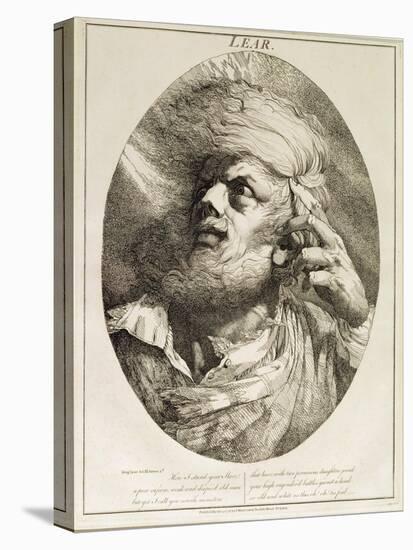 Lear, from King Lear, Act Iii, Scene 3, 1776 (Etching)-John Hamilton Mortimer-Premier Image Canvas