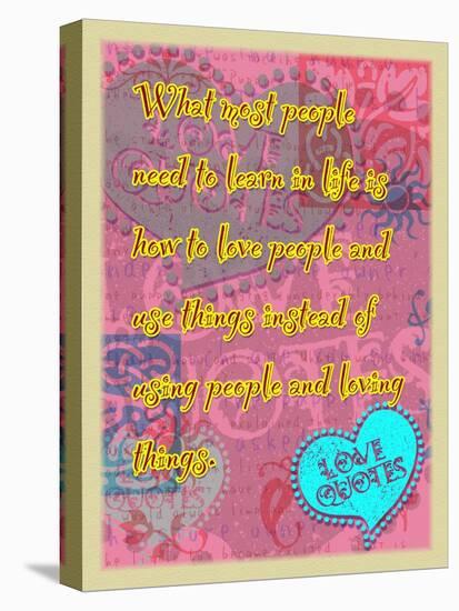 Learn How to Love People-Cathy Cute-Premier Image Canvas