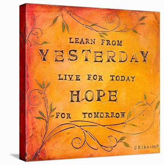 Learn Live Hope II-Carolyn Kinnison-Stretched Canvas