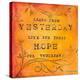 Learn Live Hope II-Carolyn Kinnison-Stretched Canvas