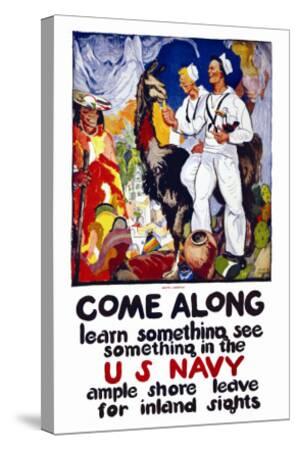 Learn Something See Something In The U S Navy C 1919 Art Print James Henry Daugherty Art Com