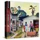 "Learning to Fly", June 20, 1953-John Falter-Premier Image Canvas