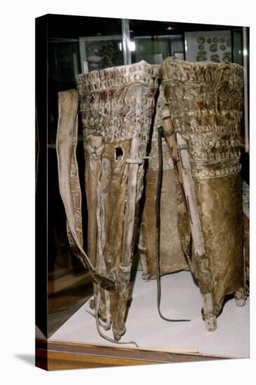 Leather Russacks found in the Salt Mines of Hallstatt, Austria: Celtic Iron Age: c. 6th century BC-Unknown-Premier Image Canvas